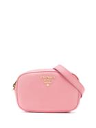 Prada Logo Plaque Camera Bag - Pink