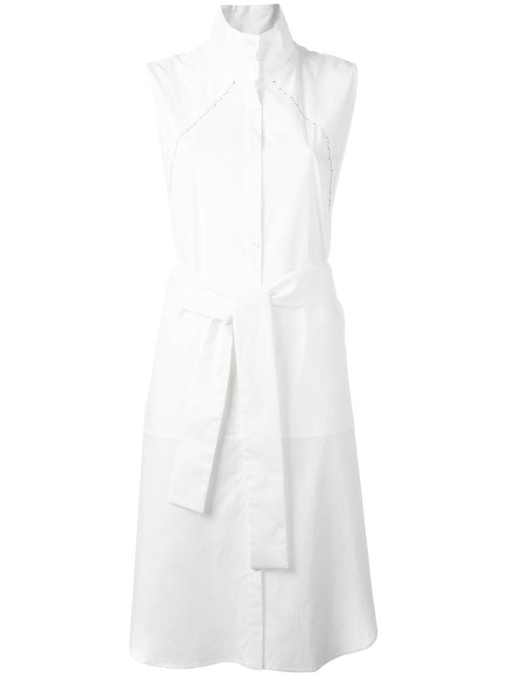 Lost & Found Ria Dunn Sleeveless Shirt Dress, Women's, Size: Xs, White, Cotton/spandex/elastane