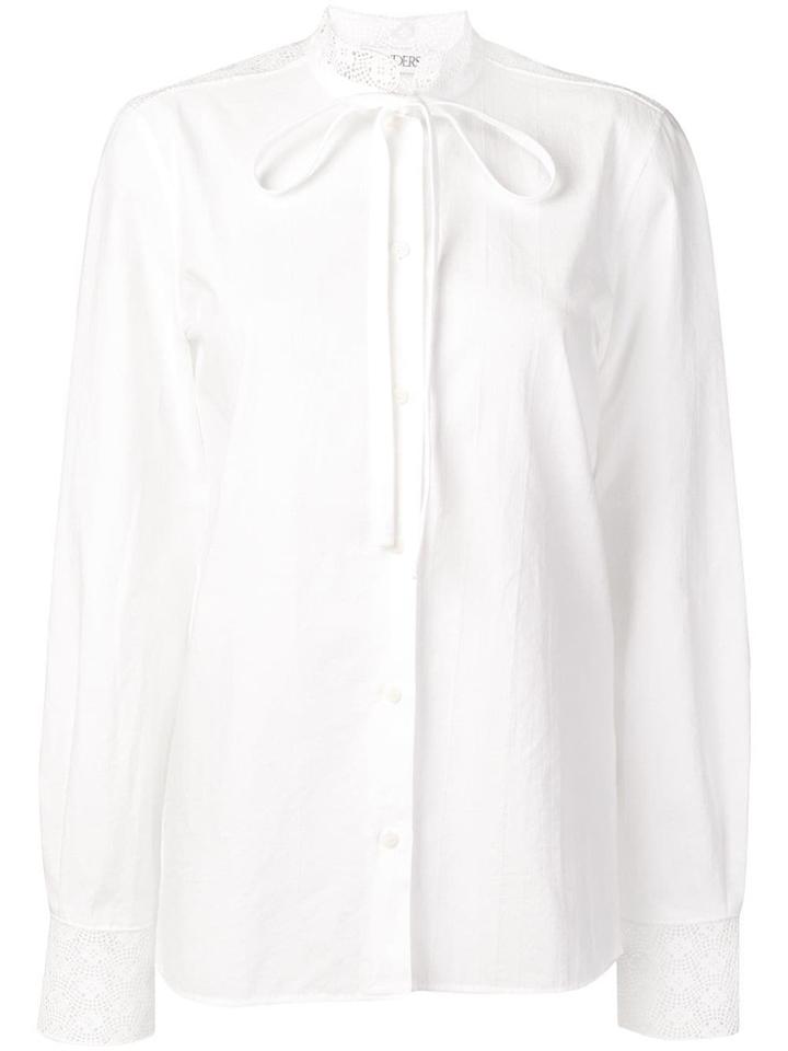 Jw Anderson Broderie Anglaise Shirt - White