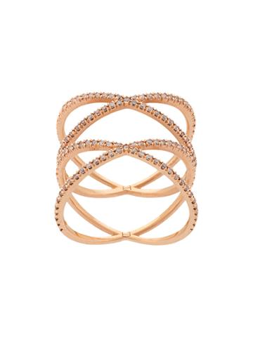 Eva Fehren Interlocked Ring - Metallic