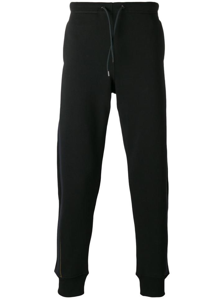 Ps By Paul Smith Drawstring Track Pants, Men's, Size: Small, Black, Cotton
