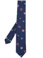 Polo Ralph Lauren Animal Head Print Tie - Blue
