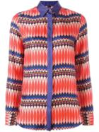 Paul Smith Concealed Fastening Shirt, Women's, Size: 38, Yellow/orange, Silk/cupro