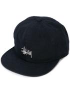 Stussy Embroidered Detail Baseball Cap - Blue
