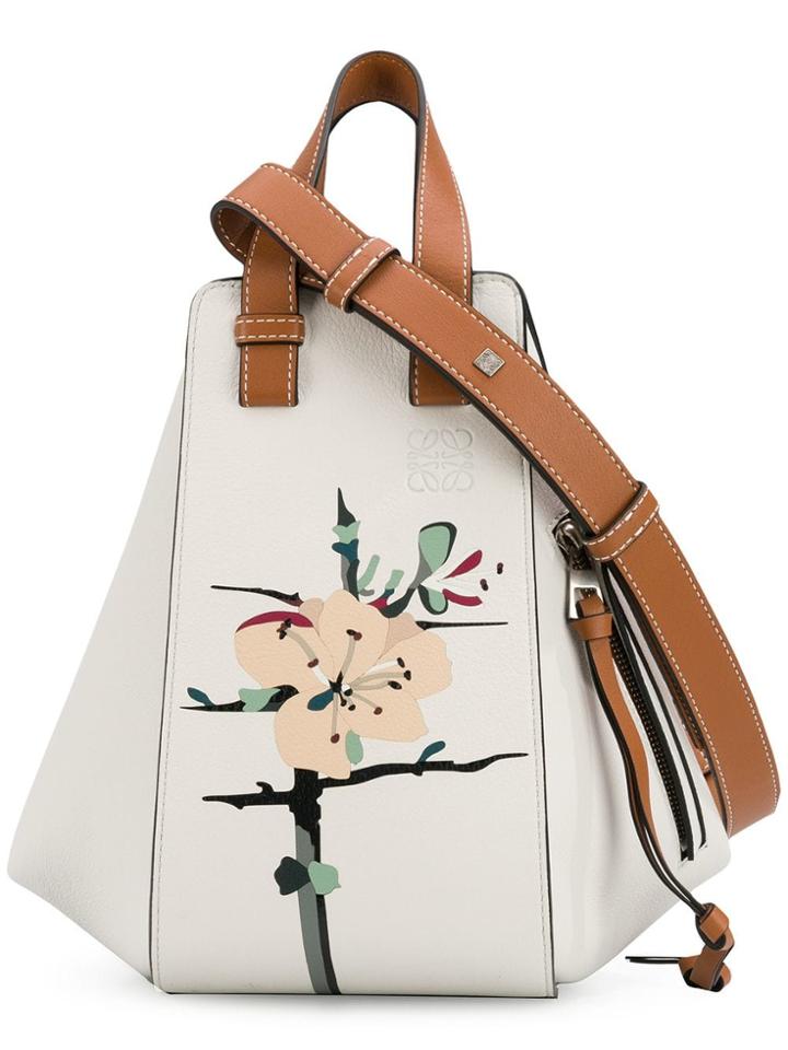Loewe Hammock Shoulder Bag - White