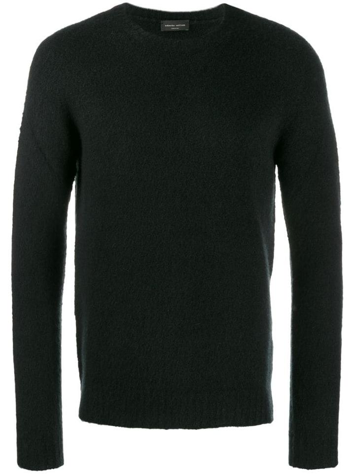 Roberto Collina Crew-neck Jumper - Black