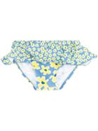 Stella Mccartney Kids - Floral Print Bikini Bottoms - Kids - Polyamide/polyester/spandex/elastane - 24 Mth, Yellow/orange