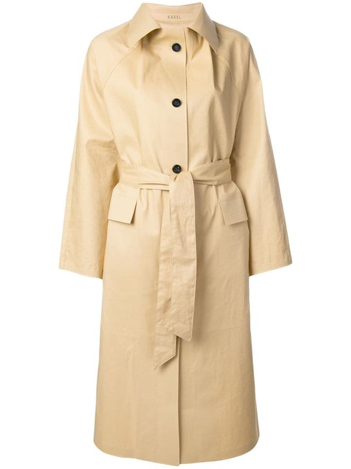 Kassl Belted Trench Coat - Neutrals