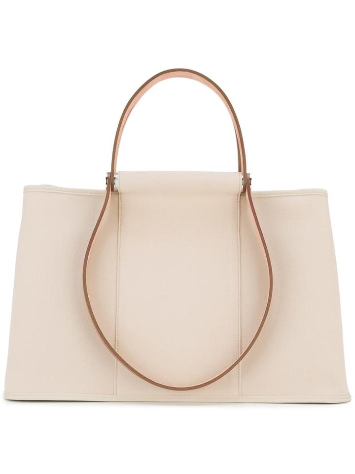 Hermès Vintage Canvas Tote, Nude/neutrals