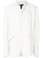 Lost & Found Ria Dunn Single Breasted Long Jacket - White