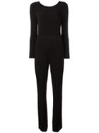 Steffen Schraut Scoop Neck Jumpsuit, Women's, Size: 34, Black, Polyester/spandex/elastane