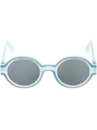 Mykita Mykita X Maison Margiela 'mmdual006' Sunglasses - Blue