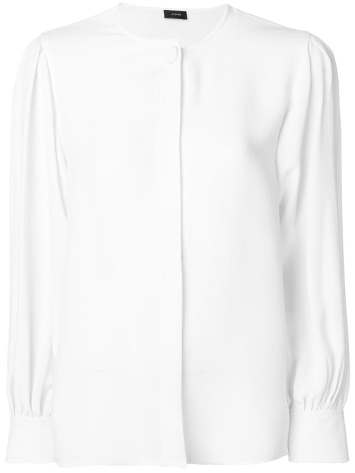 Joseph Round Neck Shirt - Nude & Neutrals