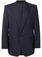 Pierre Cardin Pre-owned 1990's Checked Blazer - Blue