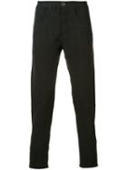 Label Under Construction Regular Trousers, Men's, Size: 52, Black, Linen/flax