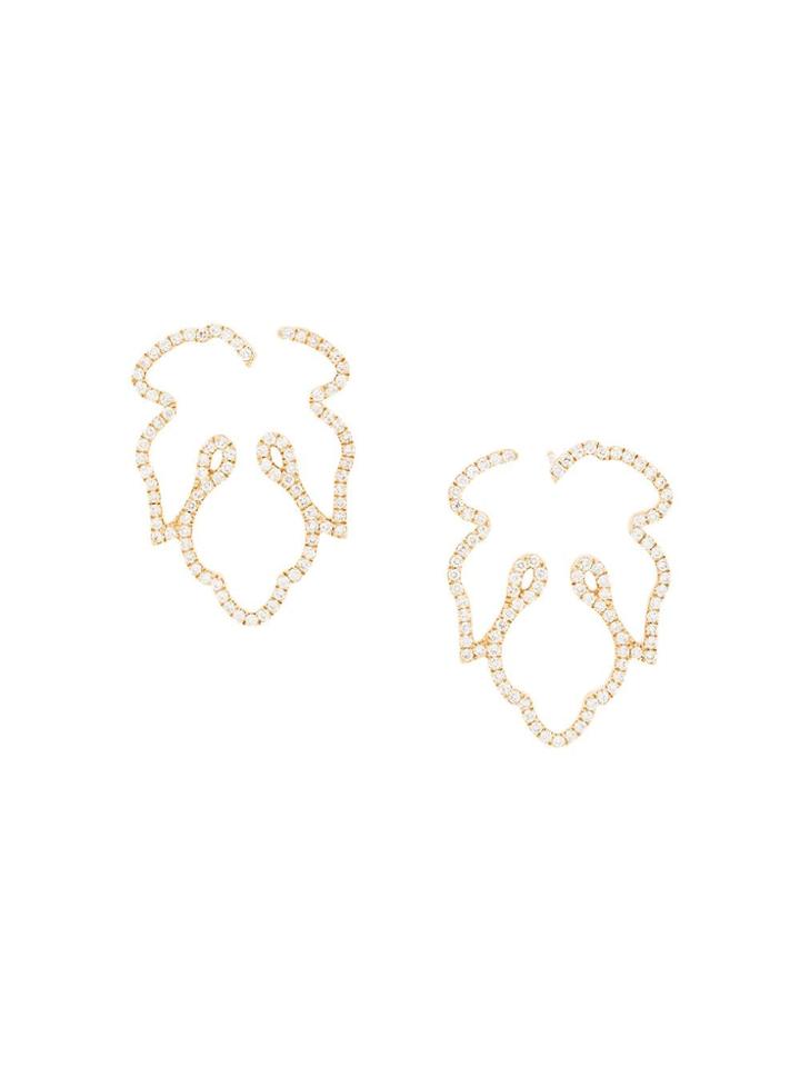 Nevernot Acorn Drop Earrings - Metallic