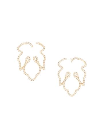 Nevernot Acorn Drop Earrings - Metallic