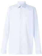 Z Zegna Classic Long Sleeve Shirt - Blue