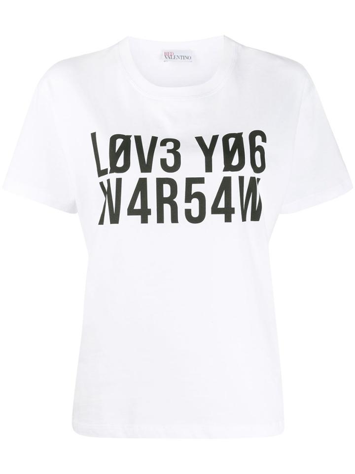 Red Valentino Red Valentino Rr0mg03f4ku A01 - White