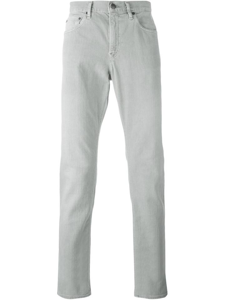 Michael Kors Straight Leg Jeans, Men's, Size: 36, Grey, Cotton/spandex/elastane