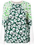 Stella Mccartney Floral Print Top, Women's, Size: 36, White, Viscose/spandex/elastane/cotton