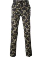 Ps By Paul Smith Stretch Skinny Trousers, Men's, Size: 34, Green, Cotton/spandex/elastane