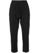 Jil Sander Drawstring Trousers - Black