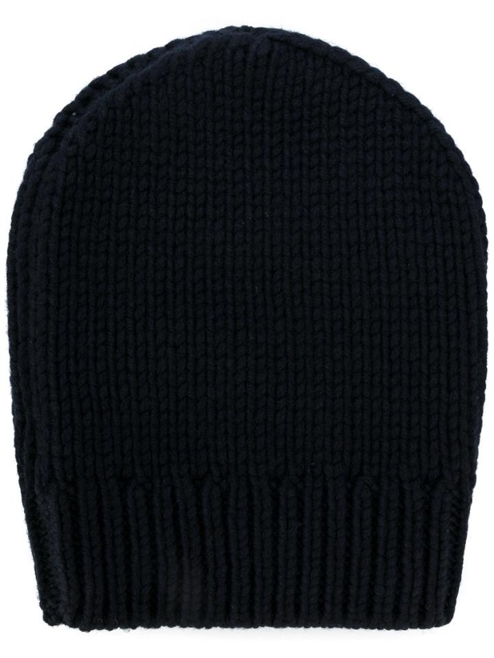 Eleventy Ribbed Beanie - Blue