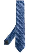 Ermenegildo Zegna Trianlgle Jacquard Tie - Blue