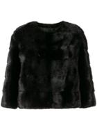 Simonetta Ravizza Cropped Jacket - Black