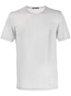 Helmut Lang Pre-owned 1990's Perforated Shortsleeved T-shirt - Grey