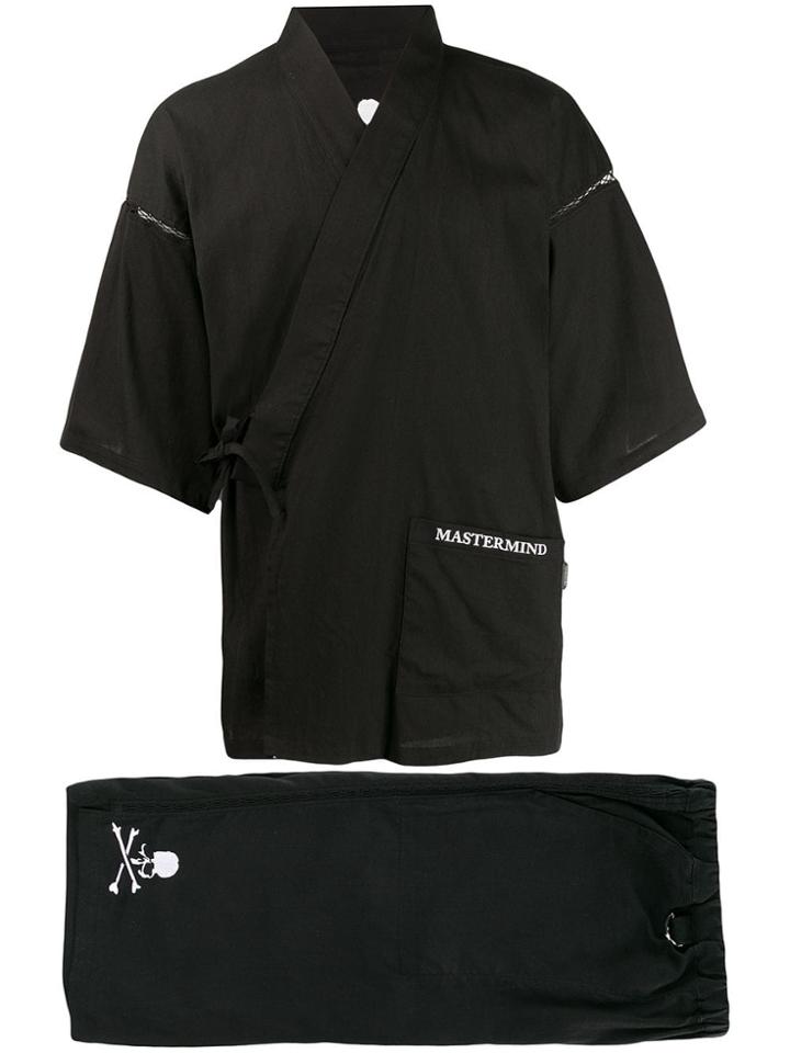 Mastermind Japan Skull Logo Shirt And Shorts Set - Black