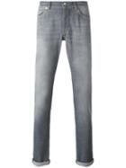 Brunello Cucinelli Five Pocket Jeans, Men's, Size: 50, Grey, Cotton
