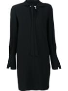 Chloé Neck Tie Dress, Women's, Size: 40, Black, Silk/acetate/viscose