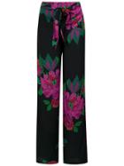 Amir Slama Roses Print Wide Leg Trousers - Unavailable