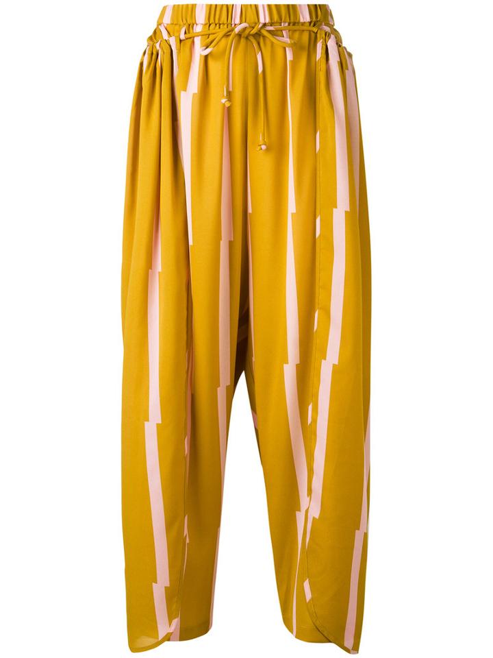 Henrik Vibskov Allen Pants, Women's, Size: Medium, Yellow/orange, Polyester