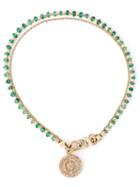 Astley Clarke 'aura Fine Biography' Emerald And Diamond Bracelet