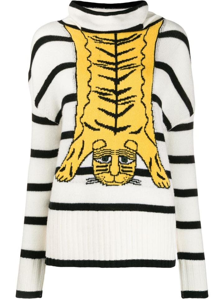 Ultràchic Maglia Striped Jumper - White