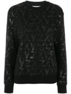 Versus - Zayn X Versus Printed Sweatshirt - Women - Cotton - S, Black, Cotton