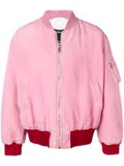 Calvin Klein 205w39nyc Logo Bomber Jacket - Pink