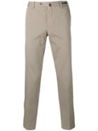 Pt01 Tapered Cropped Trousers, Men's, Size: 52, Nude/neutrals, Cotton/spandex/elastane