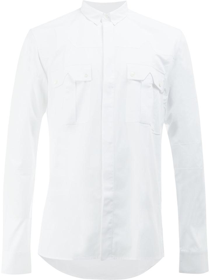 Balmain Classic Chest Pocket Shirt - White
