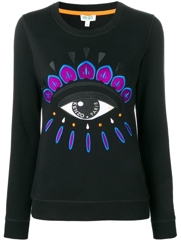 Kenzo Evil Eye Embroidered Sweatshirt - Black