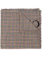 Gucci Herringbone Check Large Scarf - Black