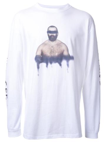 Sub-age. 'eat Acid See God' T-shirt, Men's, Size: 2, White, Cotton
