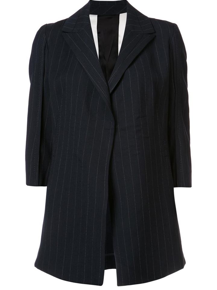 Victor Alfaro Three Quarter Sleeves Blazer