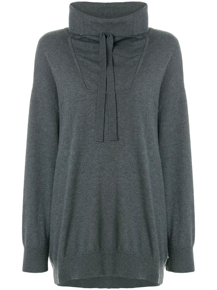 Stella Mccartney Wide Turtleneck Jumper - Grey