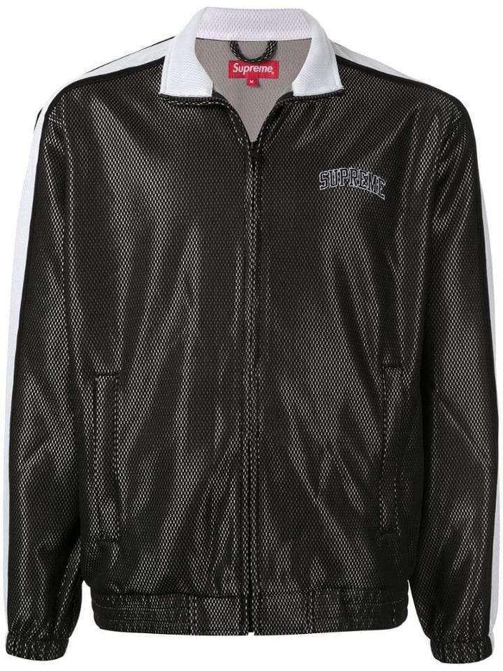 Supreme Bonded Mesh Track Jacket - Black