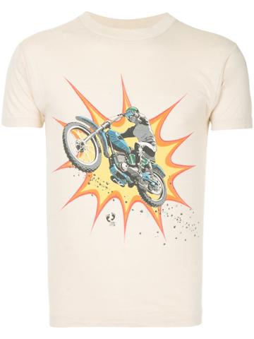 Fake Alpha Vintage 1980s Hang Ten T-shirt - Nude & Neutrals