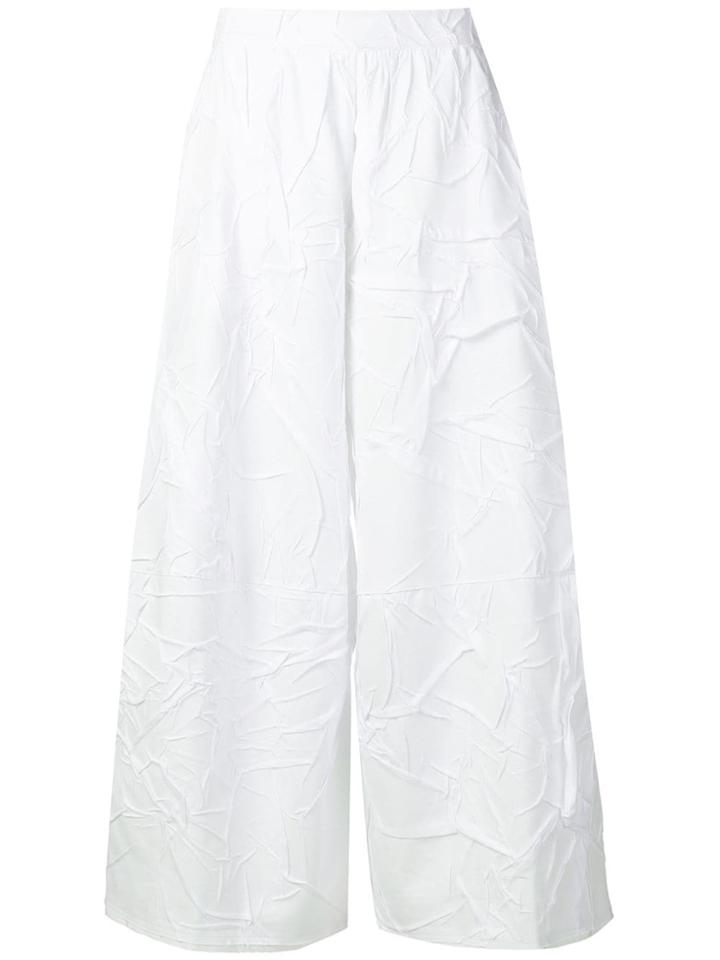 Stefano Mortari Wide Leg Trousers - White